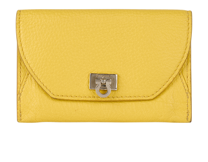 Salvatore Ferragamo Gancini Card Holder, front view